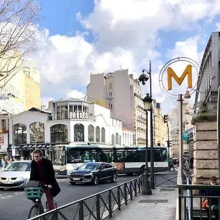Confort Relaxant Gare Du Nord Barbes Apartman *